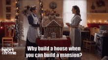 when calls the heart wcth hearties christmas gingerbread house