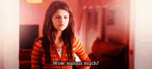 Wow Jealous Much? GIF - Selena Gomez Jealous Much Wow GIFs