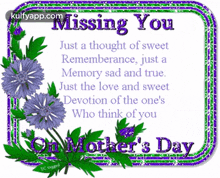 Missing You On Mothers Day.Gif GIF