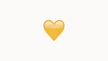 Yellow Beating Heart GIF - Yellow Beating Heart GIFs