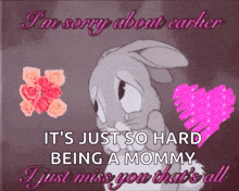 Im Sorry Baby Sad GIF - Im Sorry Baby Sad Rabbit GIFs