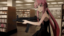 Anime Gun GIF - Anime Gun Machine Gun GIFs