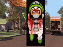 Luigi Angry Pee GIF - Luigi Angry Pee Scary GIFs