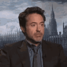 robert downey jr maybe smile not sure