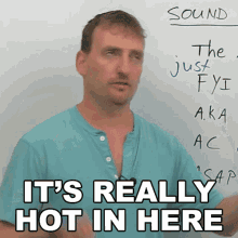 Its Really Hot In Here Adam GIF - Its Really Hot In Here Adam Engvid GIFs