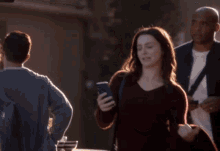 Greys Anatomy Amelia Shepherd GIF - Greys Anatomy Amelia Shepherd Using Phone GIFs