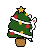 Christmas Tree X-mas Sticker - Christmas Tree Christmas X-mas Stickers