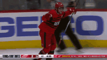 Detroit Red Wings Andrew Copp GIF - Detroit Red Wings Andrew Copp Red Wings GIFs