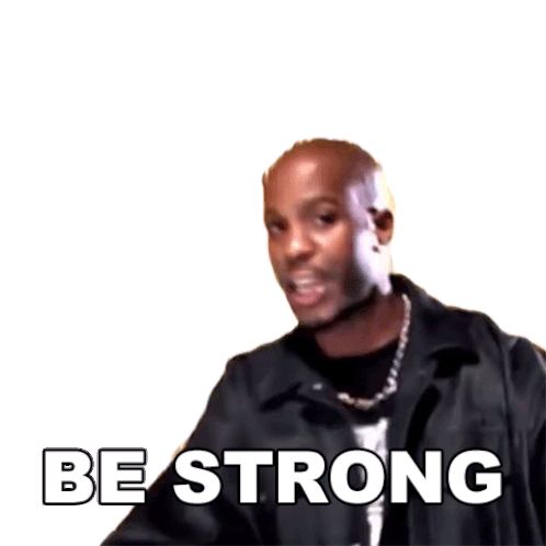 Be Strong Dmx Sticker - Be Strong Dmx Earl Simmons Stickers