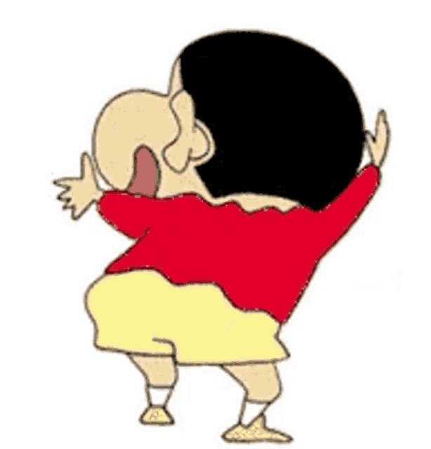 Crayon Shin Chan Crayon Shin Chan Dance Sticker - Crayon Shin Chan Crayon  Shin Chan Dance Crayon Shin Chan Slap Butt - Discover u0026 Share GIFs