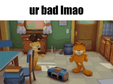 Garfield Garfield Meme GIF - Garfield Garfield Meme Skill Issue GIFs