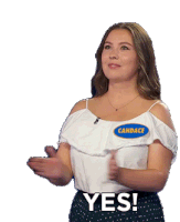 Yes Candace Sticker - Yes Candace Family Feud Canada Stickers