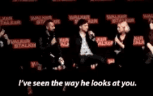 Richard Harmon Ive Seen The Way He Looks At You GIF - Richard Harmon Ive Seen The Way He Looks At You Walker Stalker Con GIFs