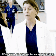 Greys Anatomy Meredith Grey GIF - Greys Anatomy Meredith Grey Its A Whole Lot Of Yeses For An Early Morning GIFs