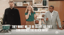 They Want Me To Be Silen To They Can Silence The Black Man Kenan Thompson GIF - They Want Me To Be Silen To They Can Silence The Black Man Kenan Thompson Taylor Louderman GIFs