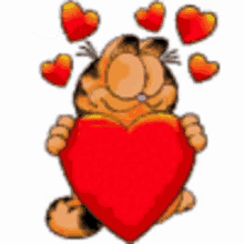 Garfield Hearts GIF - Garfield Hearts GIFs