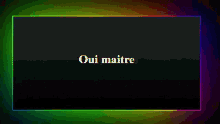 Oui Maitre Yes Master GIF - Oui Maitre Yes Master Text GIFs