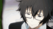 anime glasses boy