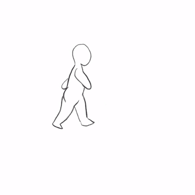Walk Cycle  Walking cartoon, Walking animation, Motion design animation