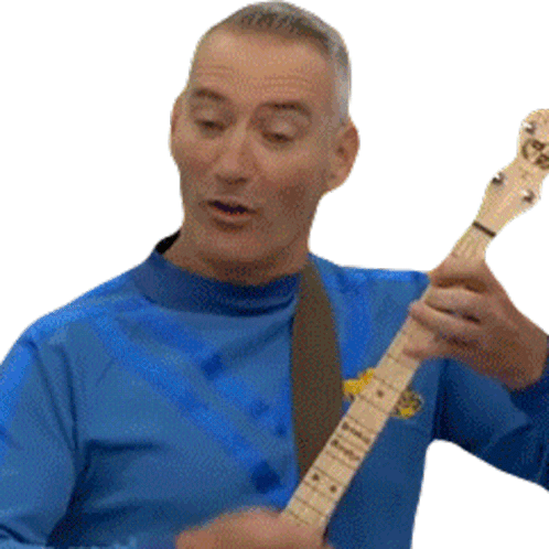 Playing Guitar Anthony Field Sticker - Playing Guitar Anthony Field Anthony Wiggle Stickers