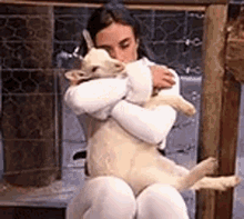 Nicole Cabrera Goat GIF - Nicole Cabrera Goat Hug GIFs
