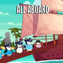 All Aboard Pirate Ship GIF