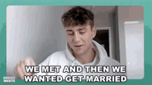 We Met And Then We Wanna Get Married Harry Jowsey GIF - We Met And Then We Wanna Get Married Harry Jowsey Popbuzz GIFs
