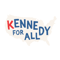 Kennedy For Presdient Rfkjr Sticker - Kennedy For Presdient Rfkjr Robert F Kennedy Jr Stickers
