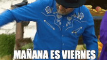 Vaquero Festejando GIF - Manana Es Viernes Ya Es Viernes Jueves GIFs