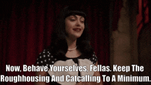 Riverdale Veronica Lodge GIF - Riverdale Veronica Lodge Now Behave Yourselves Fellas GIFs