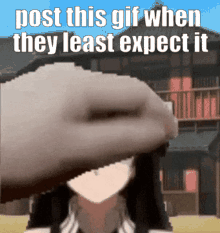 Post This Gif When They Leadt Expect It Akame GIF