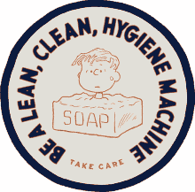 be a lean clean hygiene machine linus van pelt peanuts stay clean wash your hands