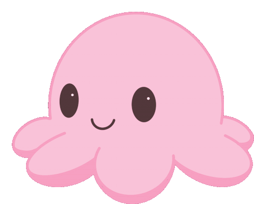 Pinki Octopus Sticker - Pinki Octopus Lobie Stickers