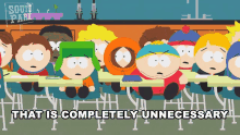 that is completely unnecessary cartman south park not cool you dont need to do that