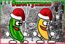 Pickle Christmas Dance GIF