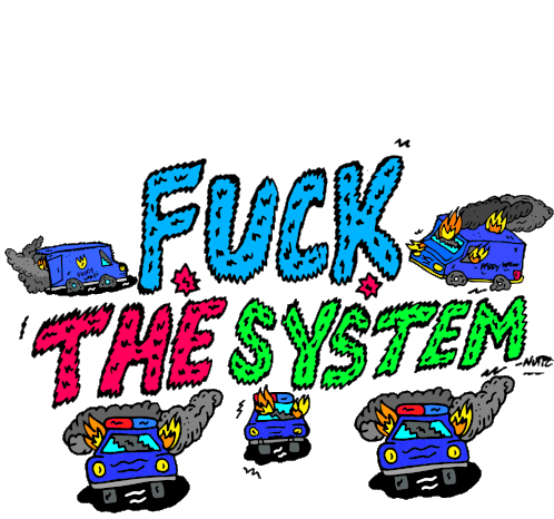 System Police Sticker - System Police Cops Stickers