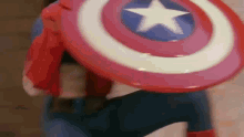 Captain America Deflecting GIF - Captain America Deflecting Rolling GIFs