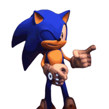 finger guns sonic the hedgehog sonic prime pew pew pew laughing