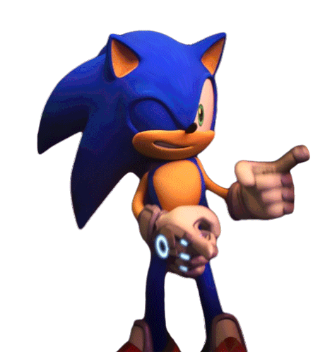 Finger Guns Sonic The Hedgehog Sticker - Finger Guns Sonic The Hedgehog Sonic Prime Stickers