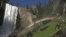 Waterfall Rainbow GIF - Yosemite GIFs