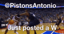 Pistons Antonio GIF - Pistons Antonio Detroit GIFs