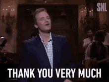 Thank You Very Much Bill Murray GIF - Thank You Very Much Bill Murray Saturday Night Live GIFs