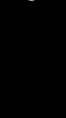 a black background with a white circle in the middle .