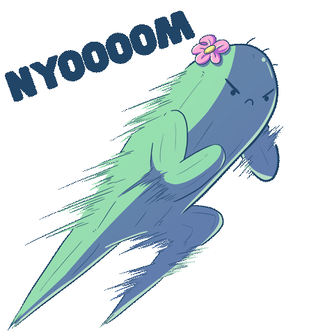 Nyoooom Running Sticker - Nyoooom Running Zooming Stickers