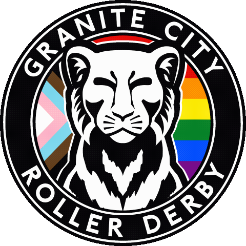 Granite City Roller Derby Gcrd Sticker - Granite City Roller Derby Gcrd Roller Derby Stickers