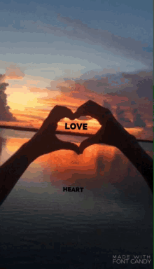 Heart Love GIF - Heart Love Sunsets GIFs