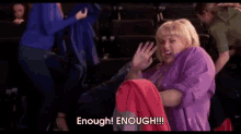 Enough !! GIF - Rebel Wilson Pitch Perfect Fat Amy GIFs