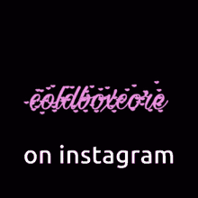 a logo for coldboxcore on instagram with pink hearts