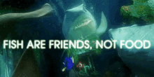 Fish Are Friends, Not Food GIF - Fishy Fish Are Friends Not Food GIFs