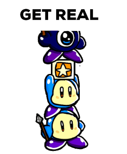 Get Real Sticker - Get Real Stickers